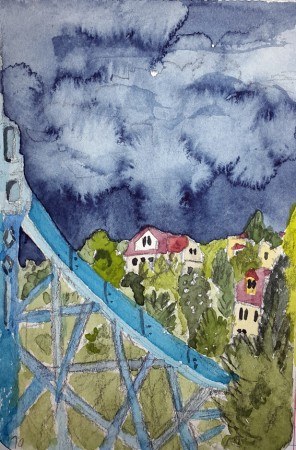 Elbhang am Blauen Wunder